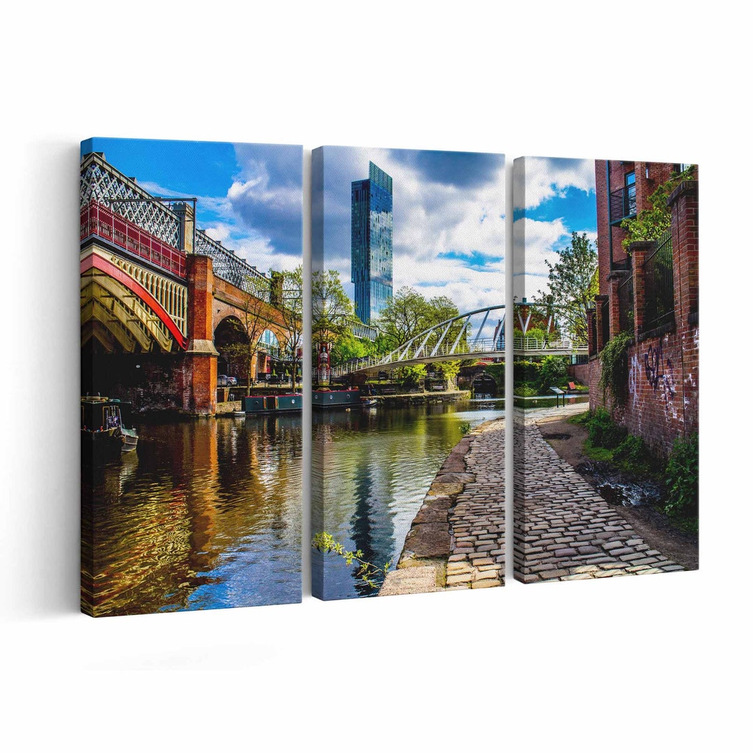 Castlefield Manchester Canvas Print Castlefield Etsy