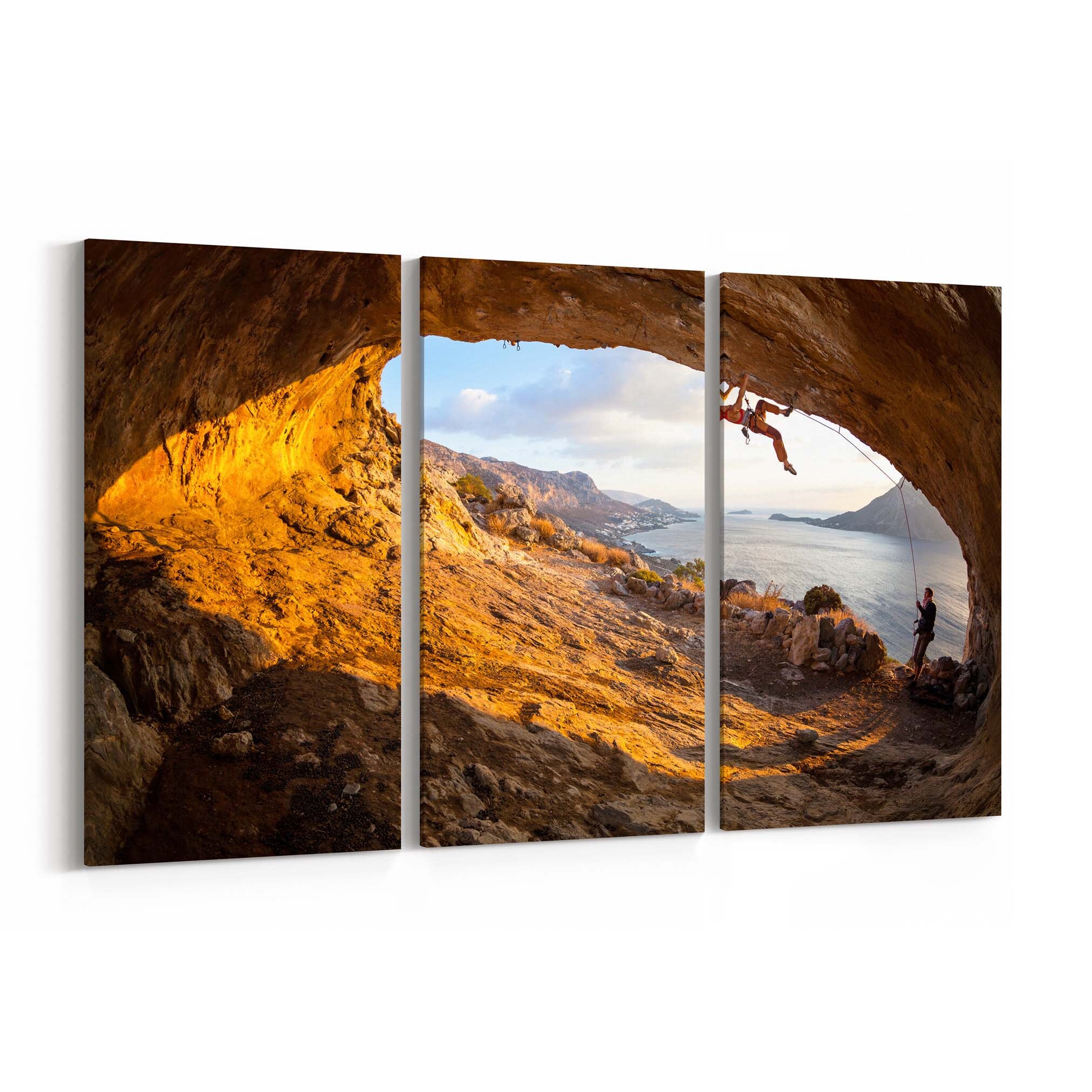 Climbing Canvas Print Climbing Wall Art Canvas Multiple Sizes Etsy