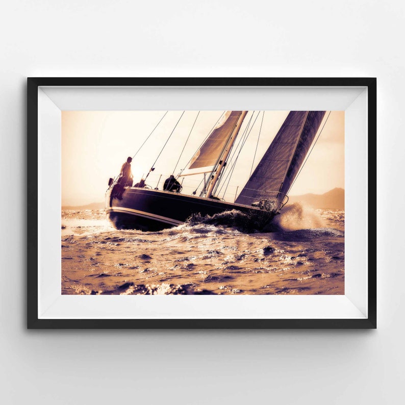 Sail Boat Canvas Print