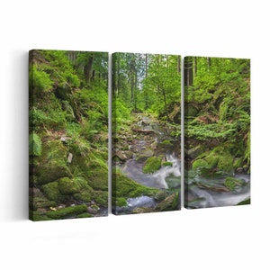 Forest Creek Canvas print || Forest Creek Wall Art || Forest Creek Poster || Forest Creek home decor || Forest Creek Print