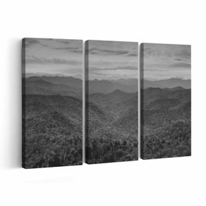 Blue Ridge Parkway Mountains Canvas Print Blue Ridge - Etsy