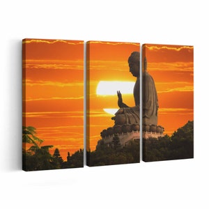 Buddha Canvas print || Buddha Wall Art || Buddha Poster || Buddha home decor || Buddha Print