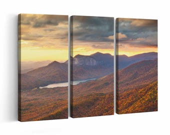 Table Rock Mountain, South Carolina | Canvas or Poster Print | Color / Black & White