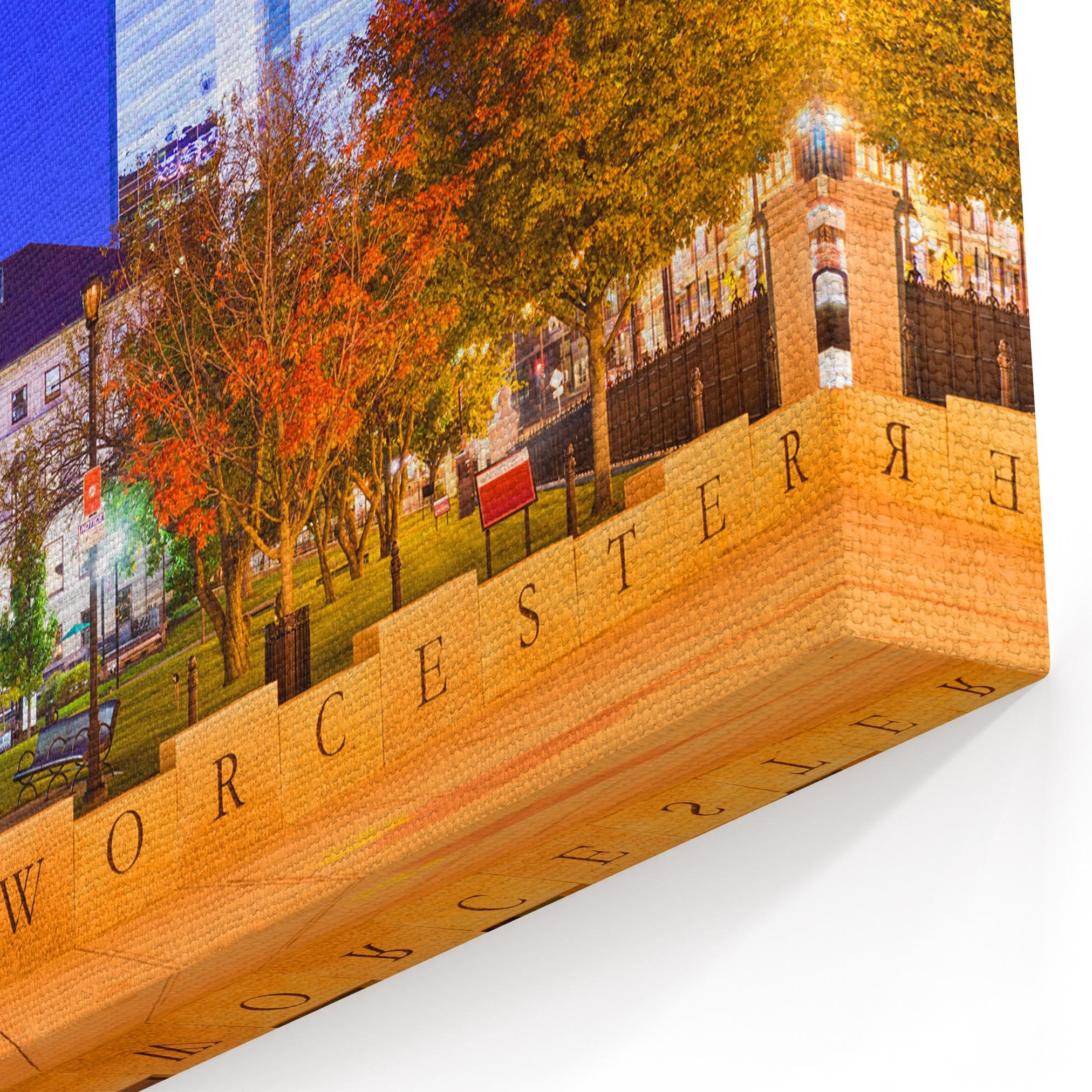 Worcester Canvas Print Worcester Wall Art Canvas Multiple Etsy