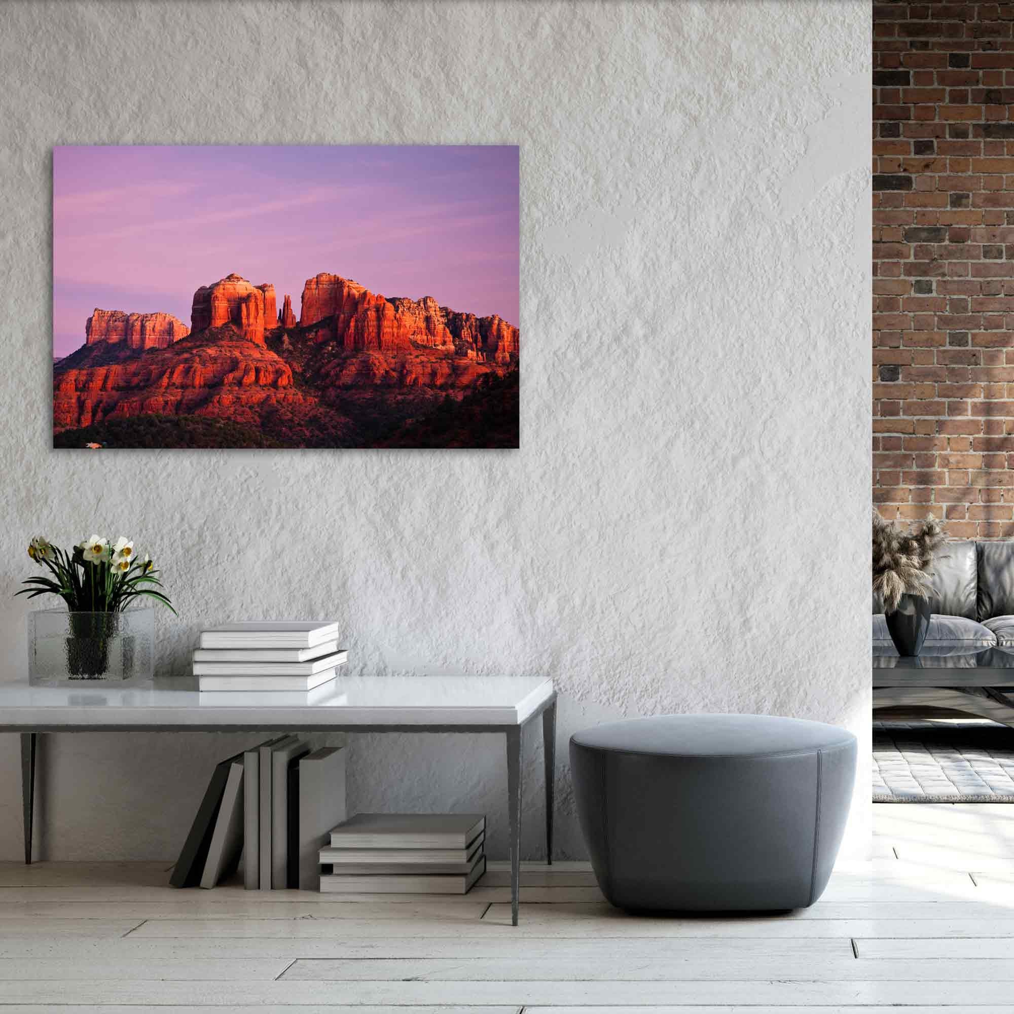 Cathedral Rock In Sedona Arizona Canvas Print Cathedral | Etsy