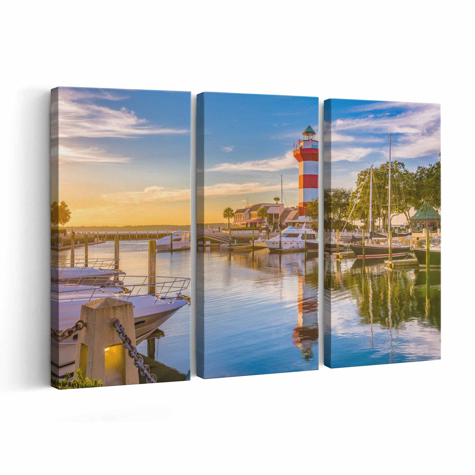 Hilton Head Skyline Canvas print || Hilton Head Skyline Wall Art || Hilton Head Skyline Poster || Hilton Head Skyline home decor || Hilton H