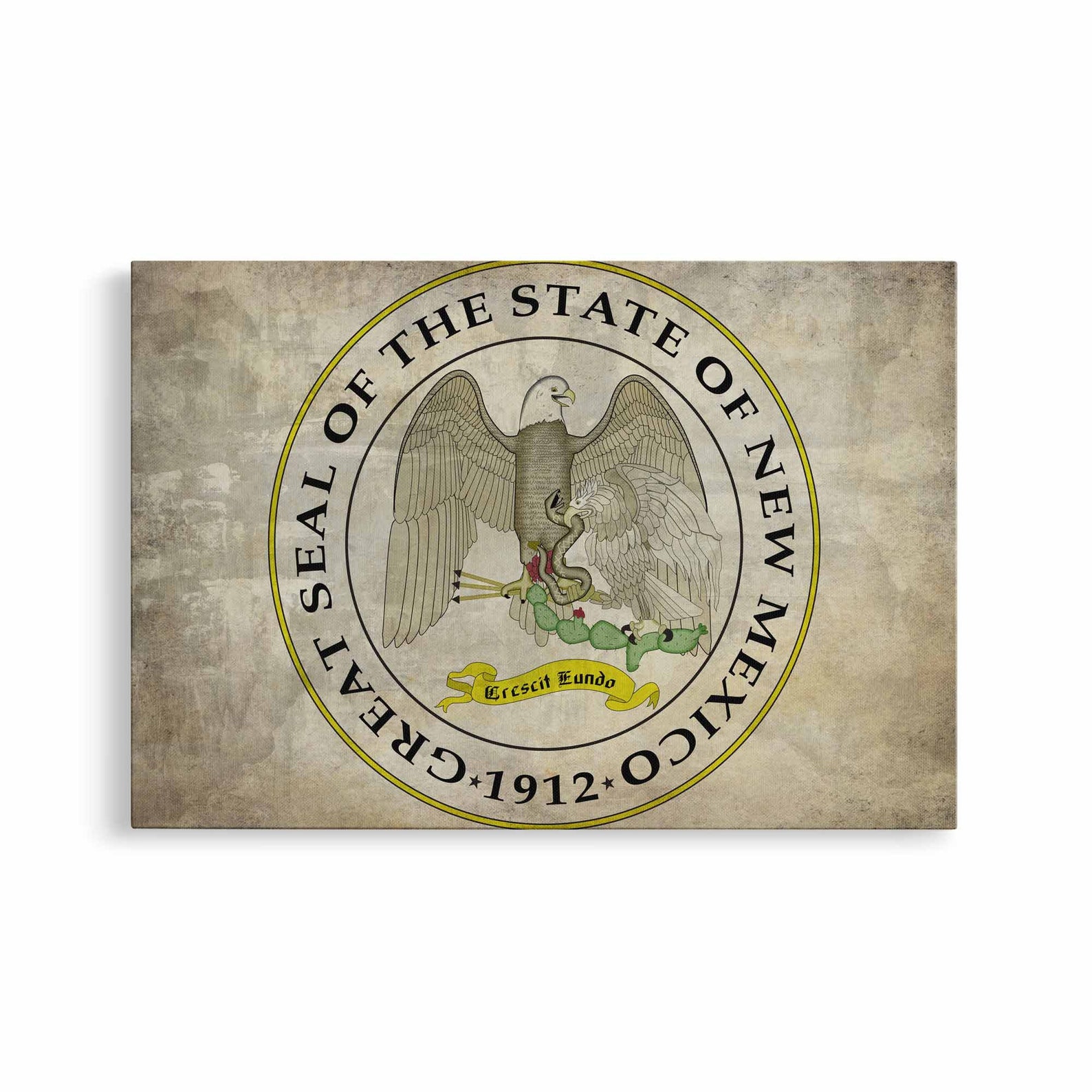 New Mexico State Seal Wall Art Canvas New Mexico State Seal Etsy