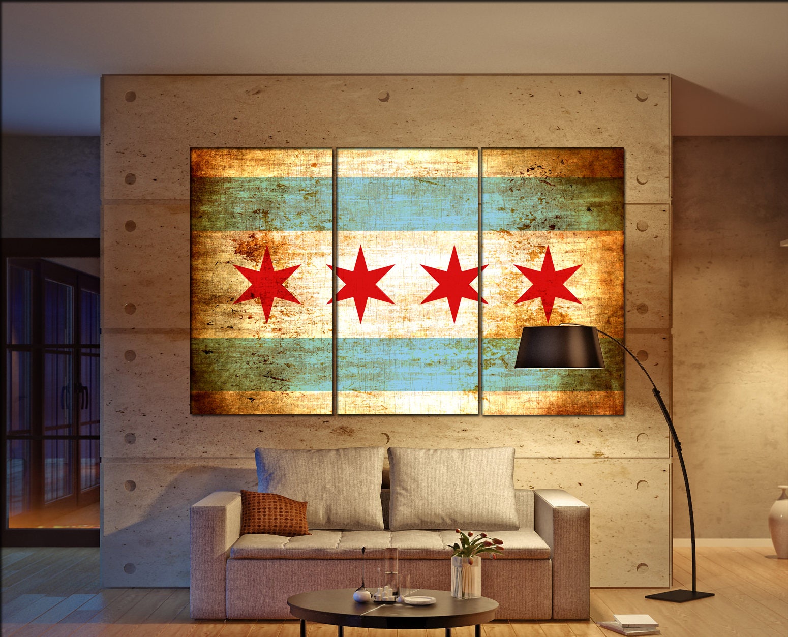 Chicago flag furniture deals