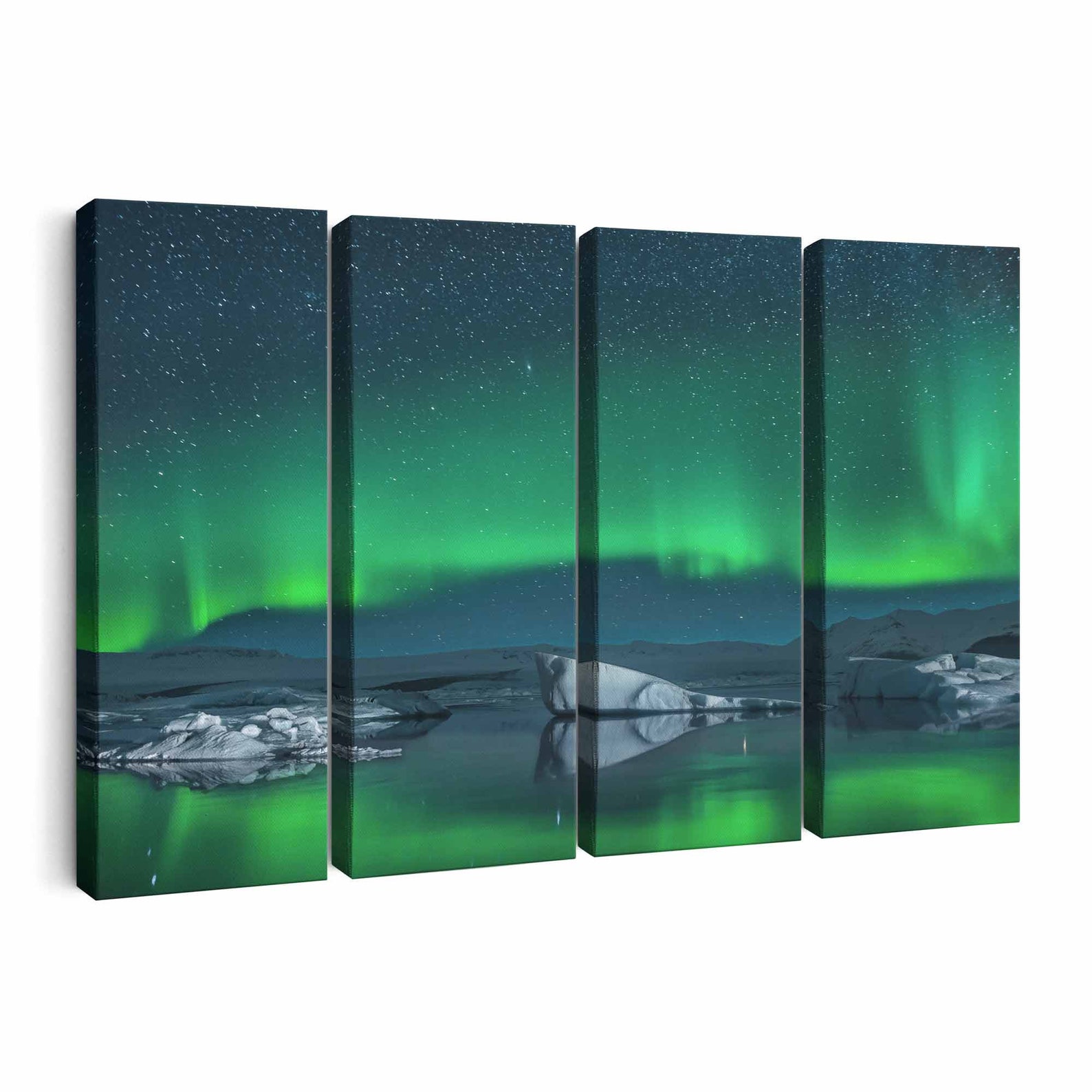 Northern Lights Canvas Wall Art Northern Lights Canvas Art Etsy
