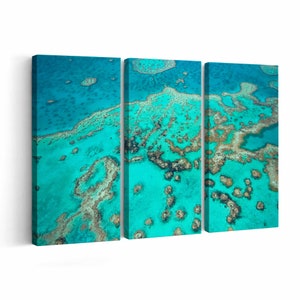 Great Barrier Reef Canvas print || Great Barrier Reef Wall Art || Great Barrier Reef Poster || Great Barrier Reef home decor || Great Barrie