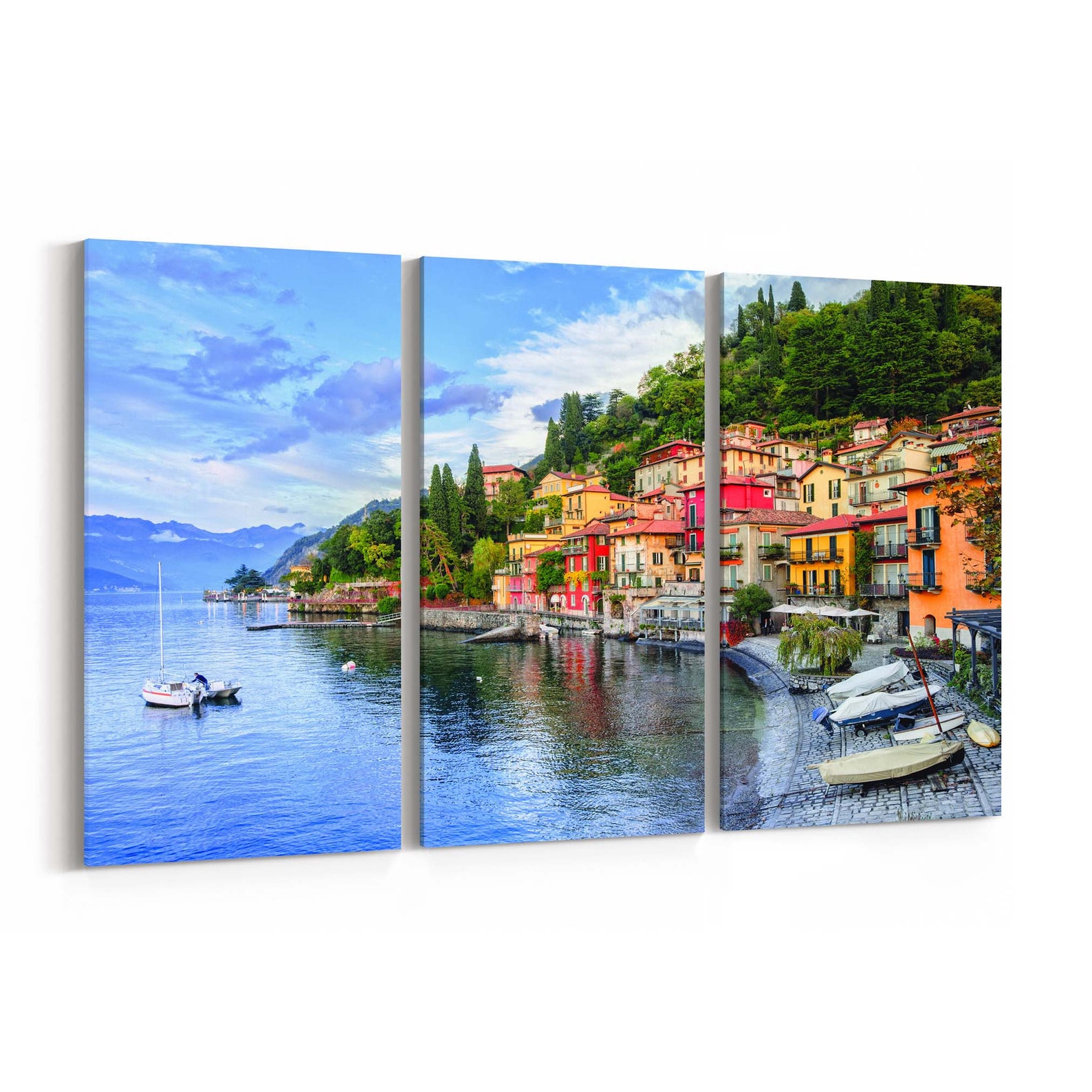 Como Lake Canvas Print Como Lake Wall Art Canvas Italy Etsy