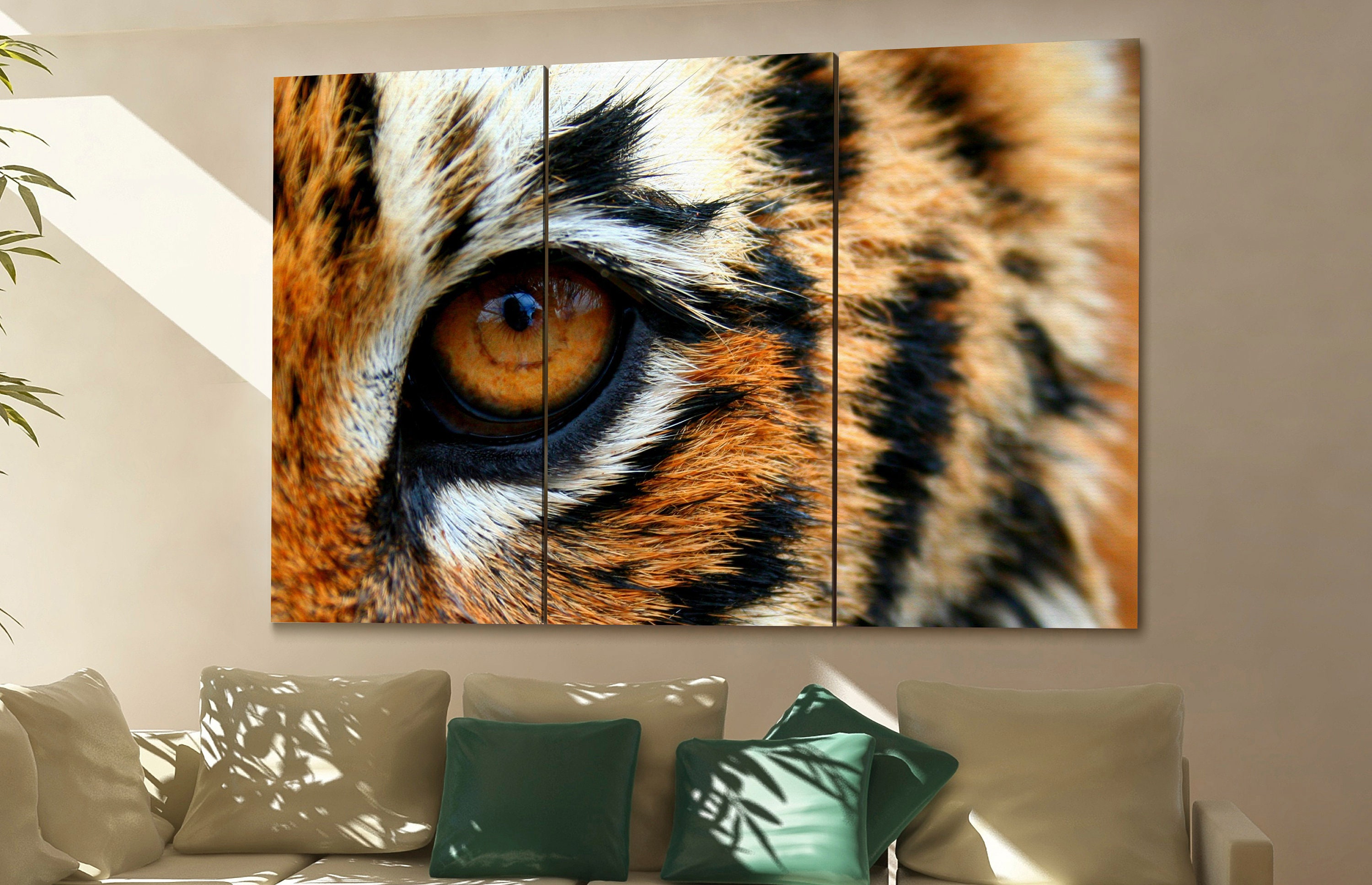 Tiger eye canvas wall art Tiger eye wall decoration Tiger eye canvas wall art art Tiger eye