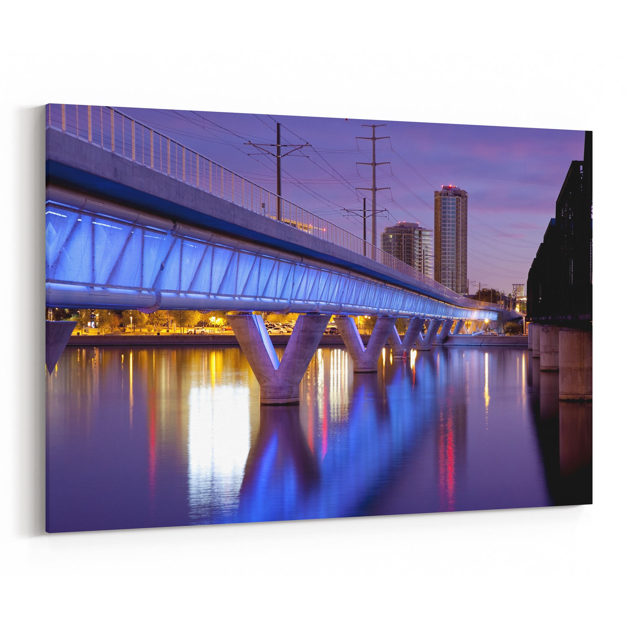 Tempe Skyline Wall Art Tempe Canvas Print Arizona Multiple Etsy