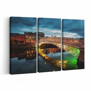 Dublin Canvas print || Dublin Wall Art || Dublin Poster || Dublin home decor || Dublin Print