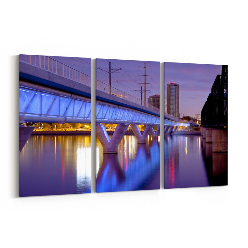 Tempe Skyline Wall Art Tempe Canvas Print Arizona Multiple Etsy