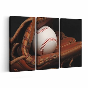 Baseball Canvas print || Baseball Wall Art || Baseball Poster || Baseball home decor || Baseball Print