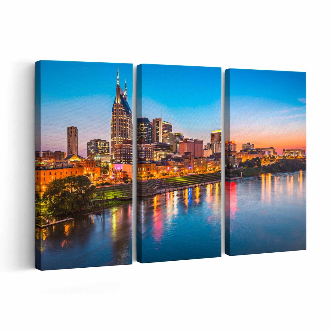 Nashville Canvas Print Nashville Wall Art Nashville Poster Nashville