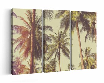 Palm Trees Canvas print || Palm Trees Wall Art || Palm Trees Poster || Palm Trees home decor || Palm Trees Print