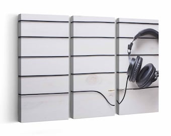 Headphones Canvas print || Headphones Wall Art || Headphones Poster || Headphones home decor || Headphones Print