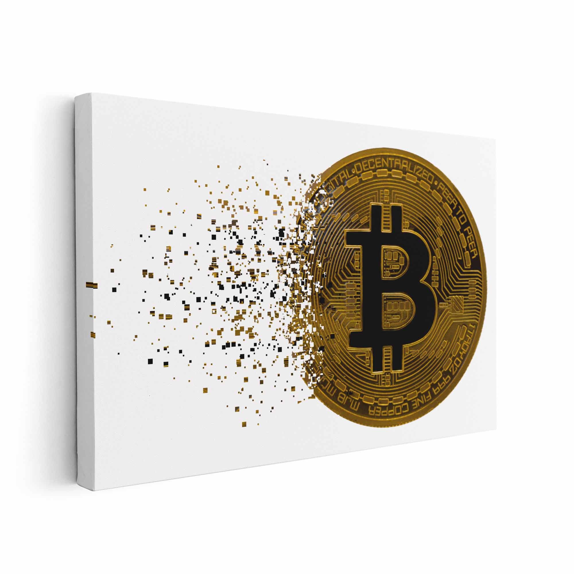 Bitcoin Canvas Print || Bitcoin Wall Art || Bitcoin Poster || Bitcoin Home  Decor || Bitcoin Print - Etsy