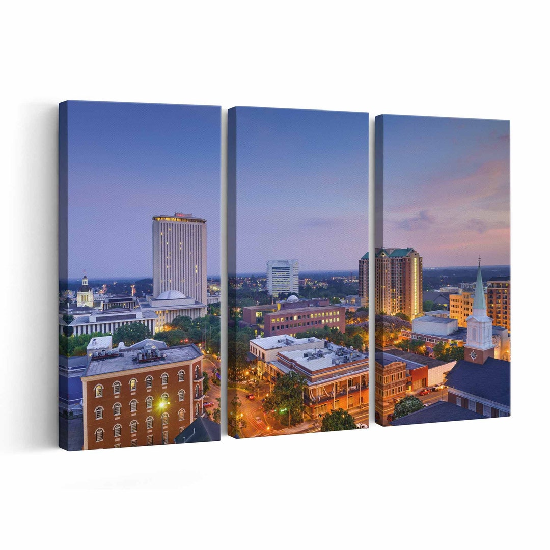 Tallahassee Canvas Print Tallahassee Wall Art Tallahassee Poster