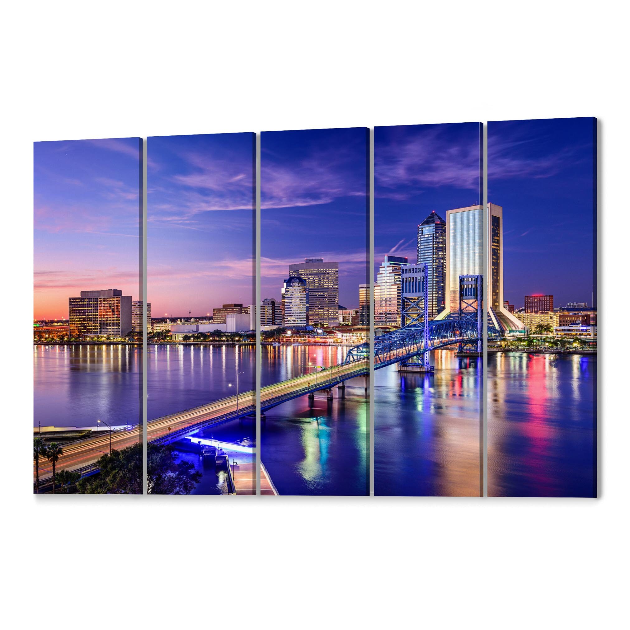 Jacksonville Canvas Print Jacksonville Wall Art Canvas Etsy