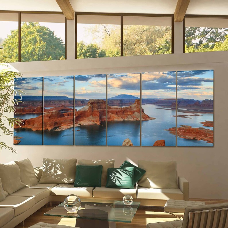 Lake Powell Canvas Print Lake Powell Wall Art Canvas Multiple Etsy