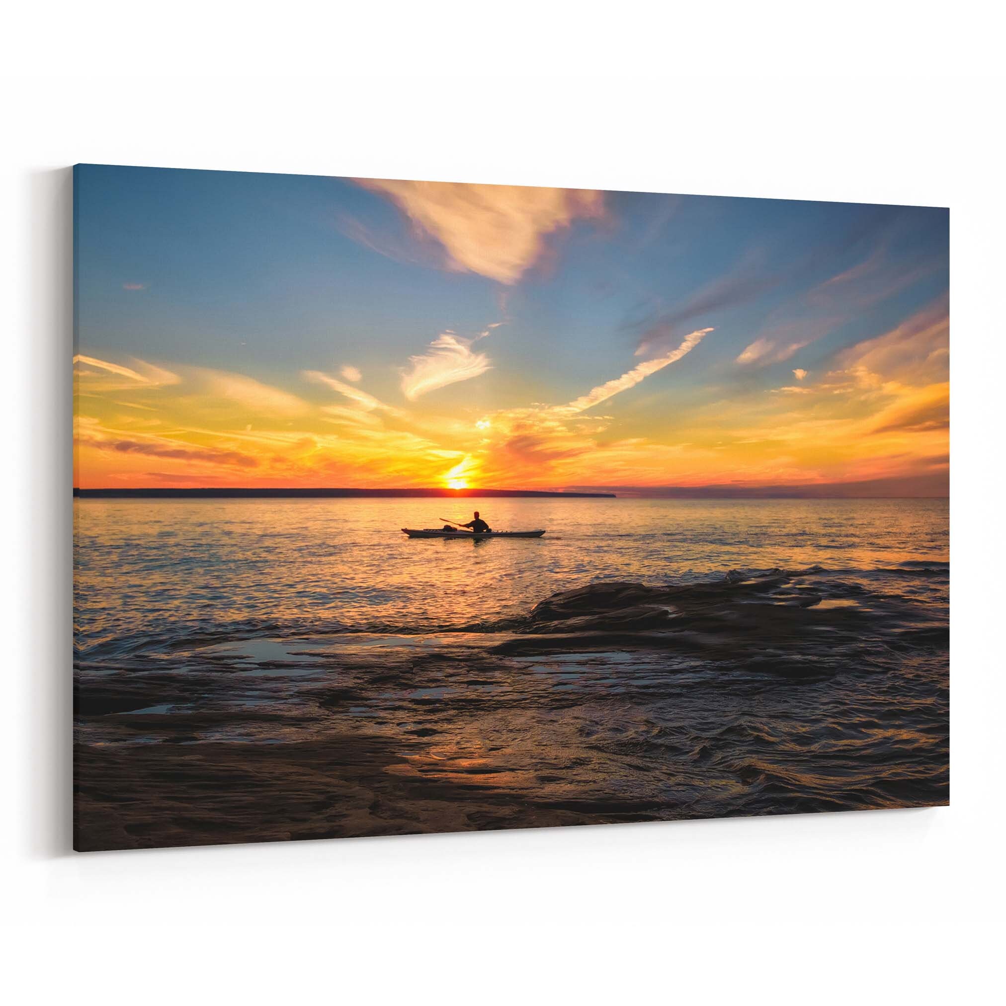 Lake Superior Canvas Print Lake Superior Wall Art Canvas Etsy