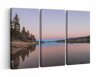 Big Bear Lake wall art | Canvas or Poster Print (framed) | Color / Black & White