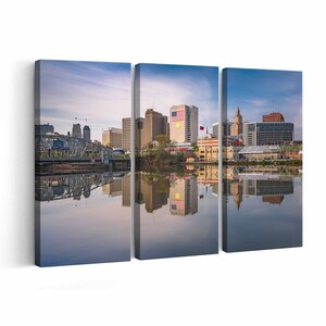 Newark Skyline Canvas print || Newark Skyline Wall Art || Newark Skyline Poster || Newark Skyline home decor || Newark Skyline Print