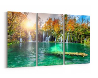 Croatia Plitvice Lakes National Park Wall Art Paintings Prints On Canvas 3 Pieces Clean Water and Mountain Nature Lanscape For Living Room Office Home Decor Modern Artwork Croatia Plitvice Lakes National Park Wall Art Paintings Prints On Canvas 3 Pieces Clean Water and Mountain Nature Lanscape For Living Room Office Home Decor Modern Artwork