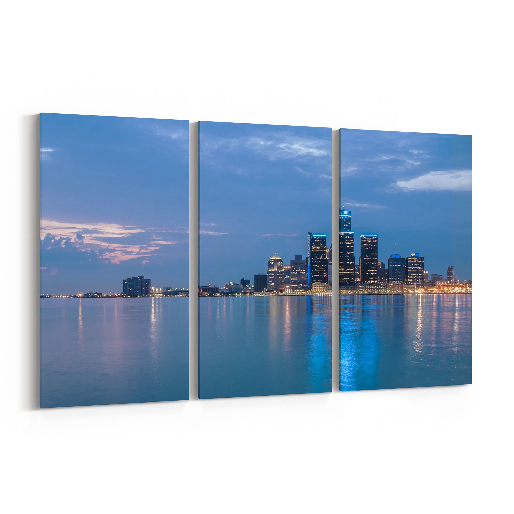 Detroit Canvas Art Wall Multiple Sizes