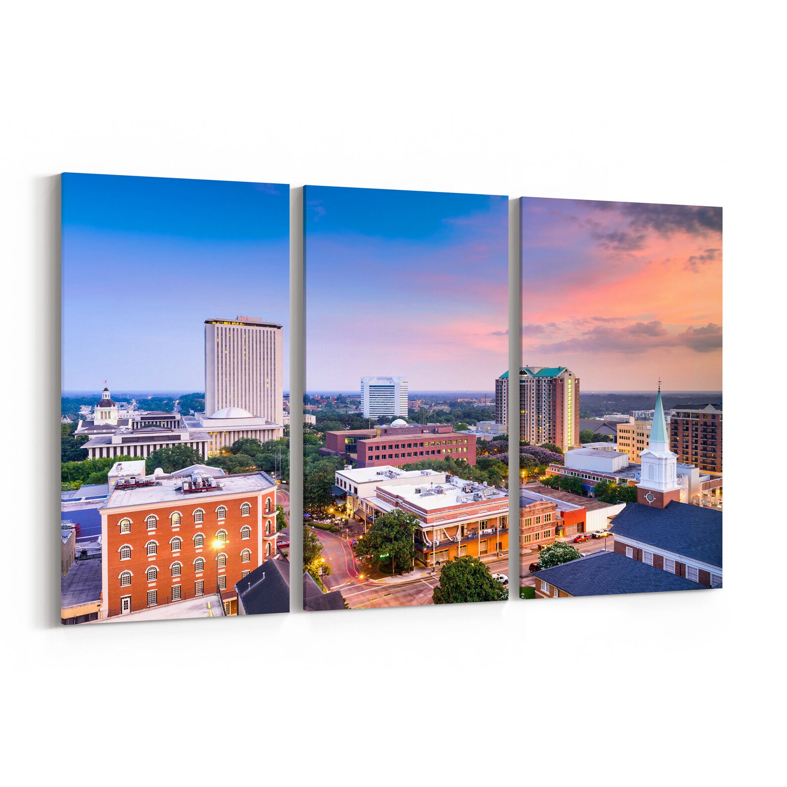 Tallahassee Canvas Art Tallahassee Wall Art Canvas Florida Etsy