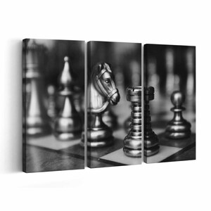 Chess Canvas print || Chess Wall Art || Chess Poster || Chess home decor || Chess Print