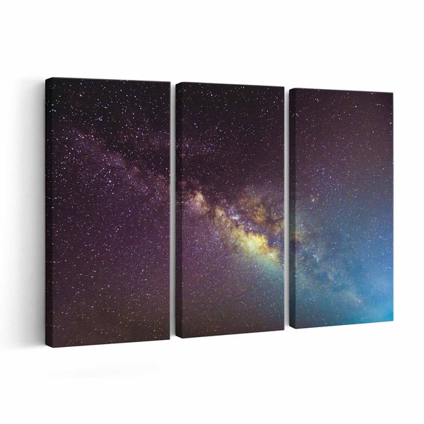 Milkyway Galaxy Canvas print || Milkyway Galaxy Wall Art || Milkyway Galaxy Poster || Milkyway Galaxy home decor || Milkyway Galaxy Print