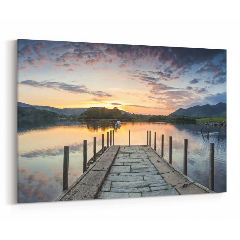 Lake District Canvas Print Lake District Wall Art Canvas Etsy