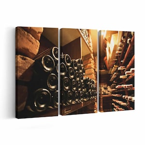 Wine Cellar Canvas print || Wine Cellar Wall Art || Wine Cellar Poster || Wine Cellar home decor || Wine Cellar Print