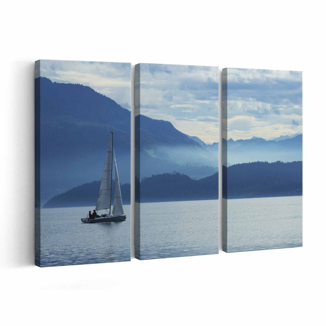 Sailing Canvas Print Sailing Wall Art Sailing Poster Sailing Home Decor