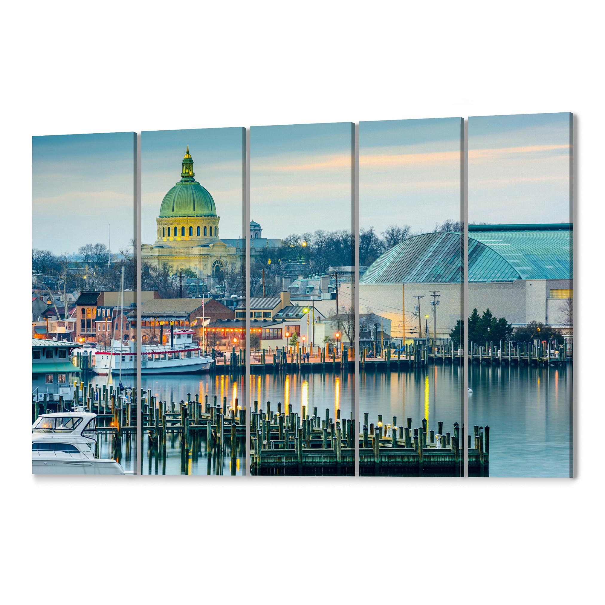 Annapolis Skyline Wall Art Canvas Annapolis Canvas Print Etsy