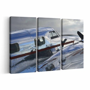 Vintage Airplane Canvas print || Vintage Airplane Wall Art || Vintage Airplane Poster || Vintage Airplane home decor || Vintage Airplane Pri