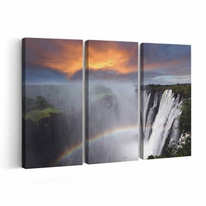 Victoria Falls Canvas print || Victoria Falls Wall Art || Victoria Falls Poster || Victoria Falls home decor || Victoria Falls Print