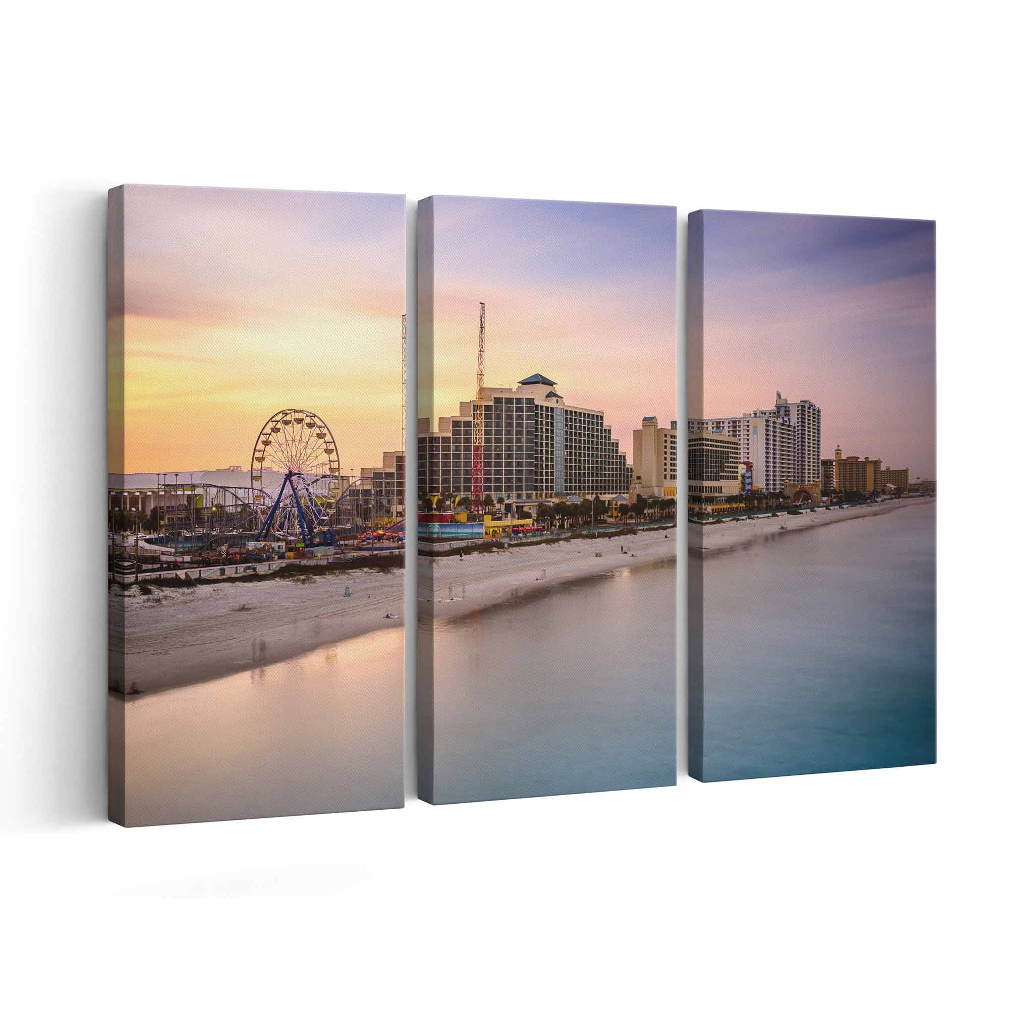 Daytona Beach Skyline Canvas print || Daytona Beach Skyline Wall Art || Daytona Beach Skyline Poster || Daytona Beach Skyline home decor ||