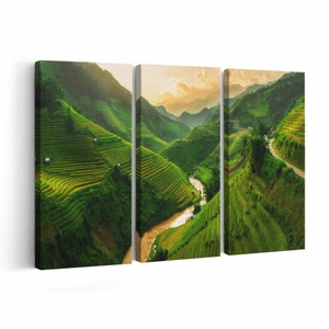 Mu Cang Chai Canvas print || Mu Cang Chai Wall Art || Mu Cang Chai Poster || Mu Cang Chai home decor || Mu Cang Chai Print