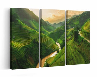 Mu Cang Chai Canvas print || Mu Cang Chai Wall Art || Mu Cang Chai Poster || Mu Cang Chai home decor || Mu Cang Chai Print