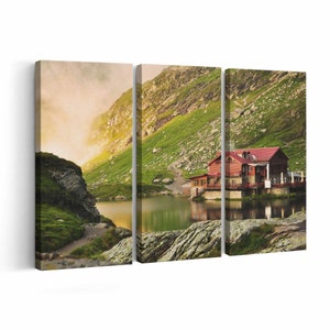 Waterfall Canvas print || Waterfall Wall Art || Waterfall Poster || Waterfall home decor || Waterfall Print