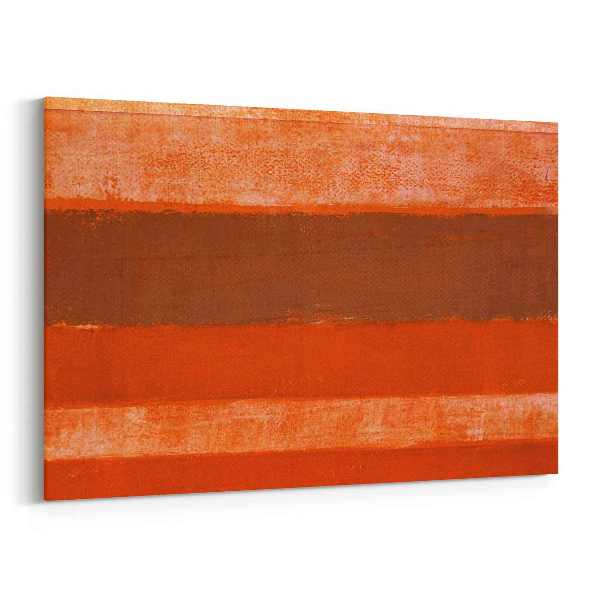 Modern Abstract Orange Wall Art Modern Abstract Orange Etsy