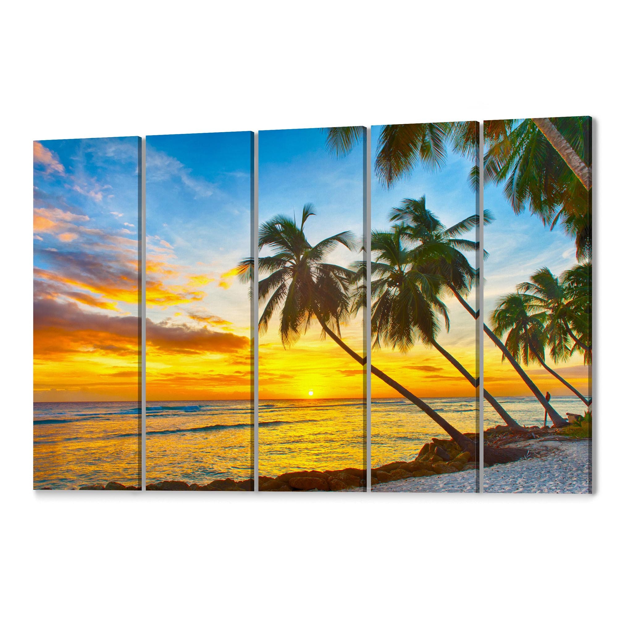 Caribbean Island Canvas Print Caribbean Island Wall Art Canvas Etsy