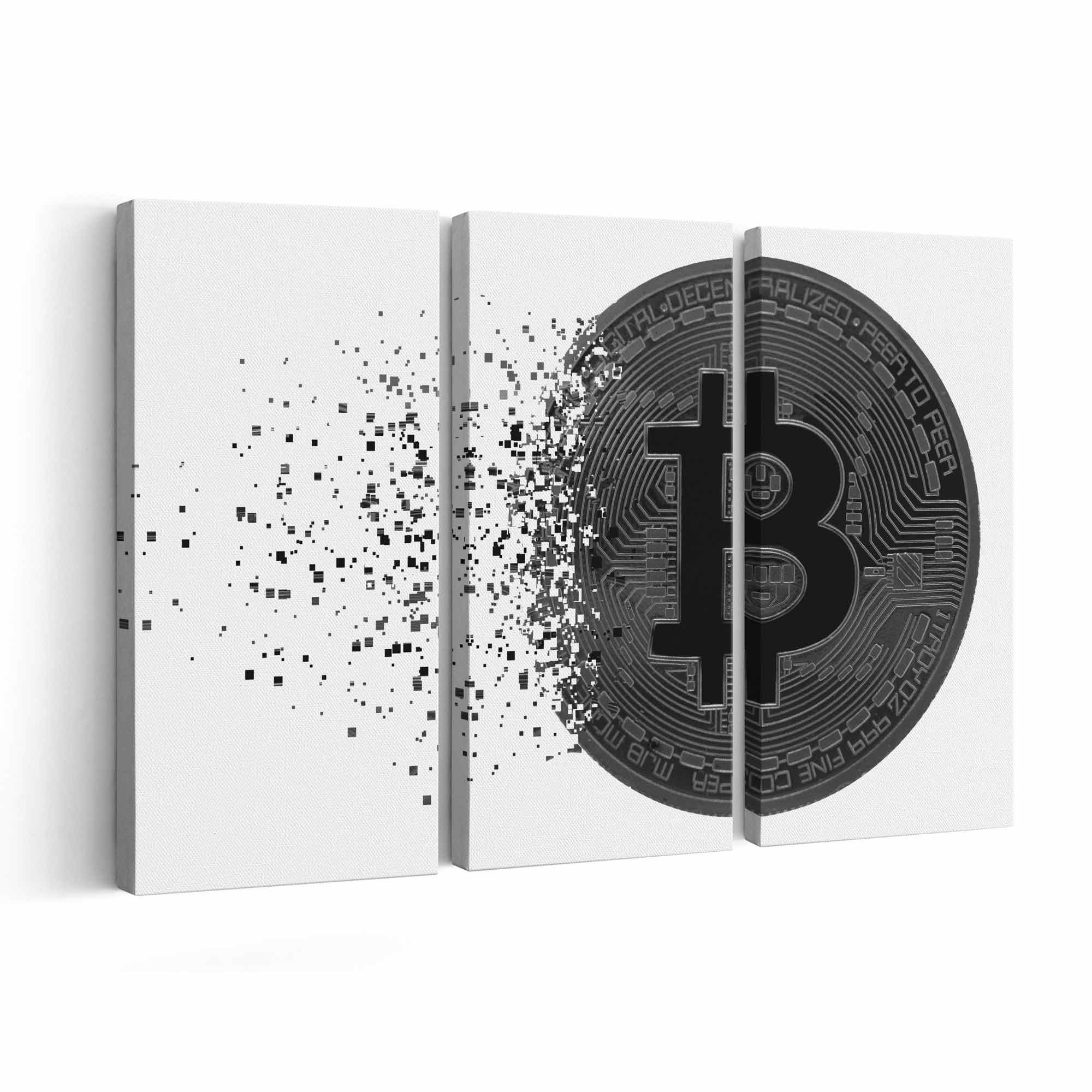Bitcoin Canvas Print || Bitcoin Wall Art || Bitcoin Poster || Bitcoin Home  Decor || Bitcoin Print - Etsy
