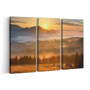 Sunrise Canvas print || Sunrise Wall Art || Sunrise Poster || Sunrise home decor || Sunrise Print