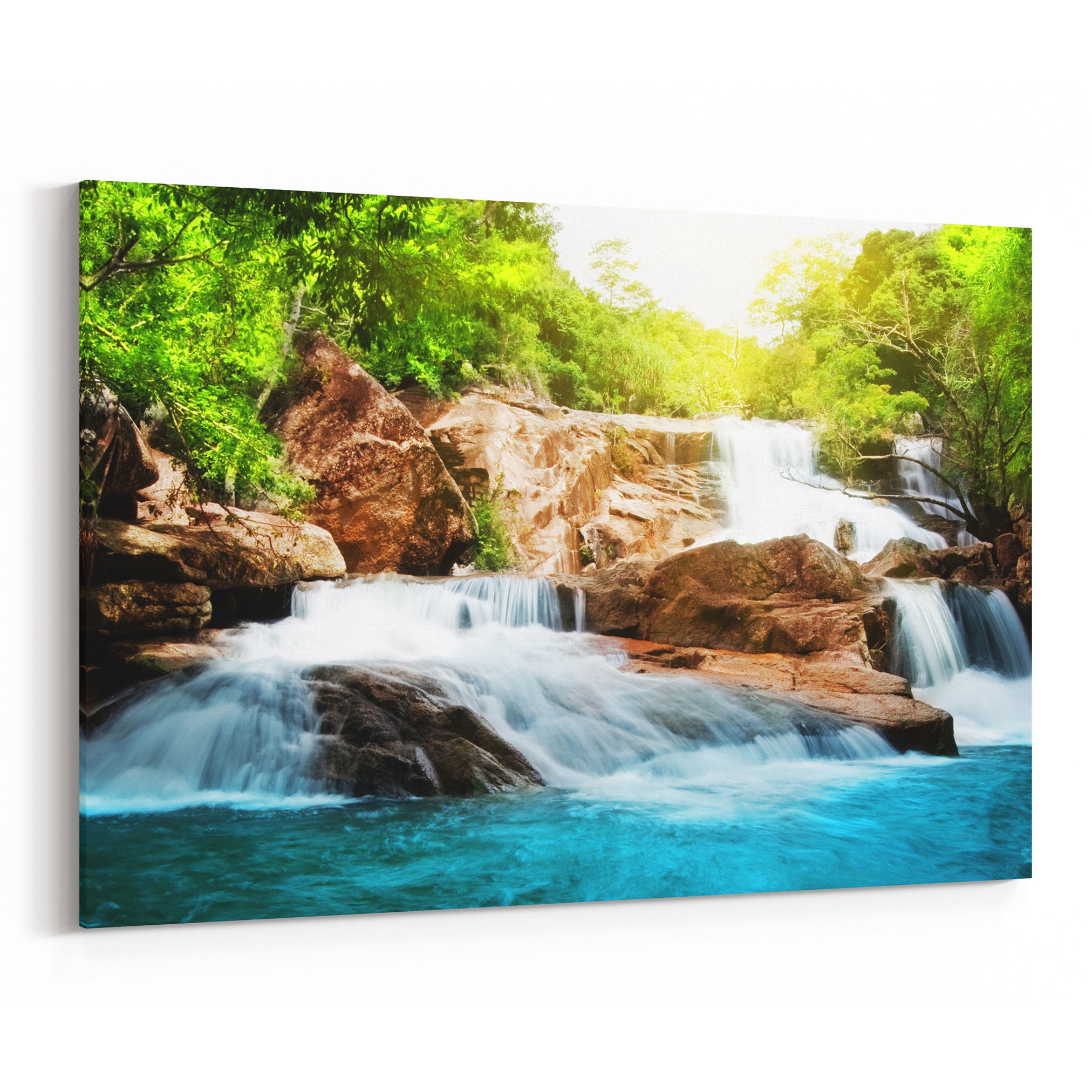 Waterfall Canvas Art Waterfall Wall Art Canvas Multiple Sizes Etsy